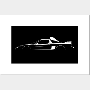 Honda NSX-R GT Silhouette Posters and Art